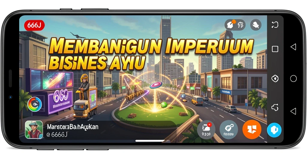 Gameplay seru saat membangun dan mengelola bisnis di 666J.