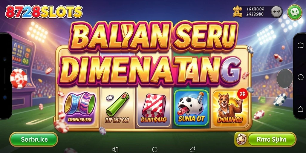Gameplay 8728SLOTS yang seru dan mendebarkan dengan balapan penuh adrenalin.
