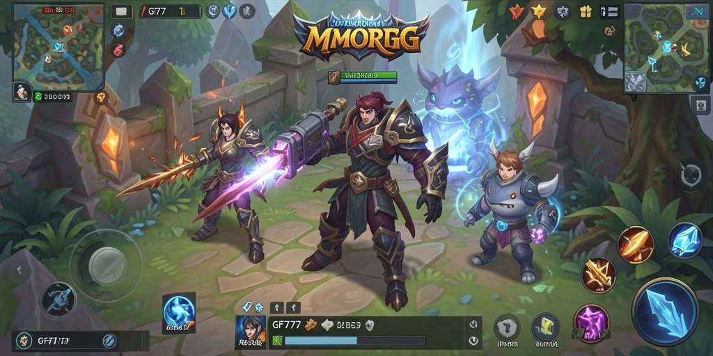 Tampilan menakjubkan dari gameplay MMORPG GF777 dengan aksi seru.