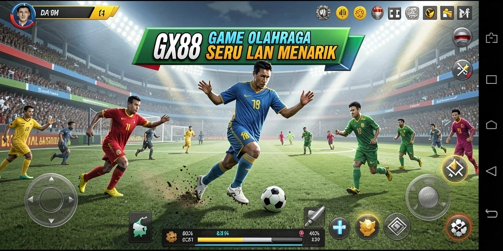 Gameplay GX88 yang seru dalam berbagai olahraga.