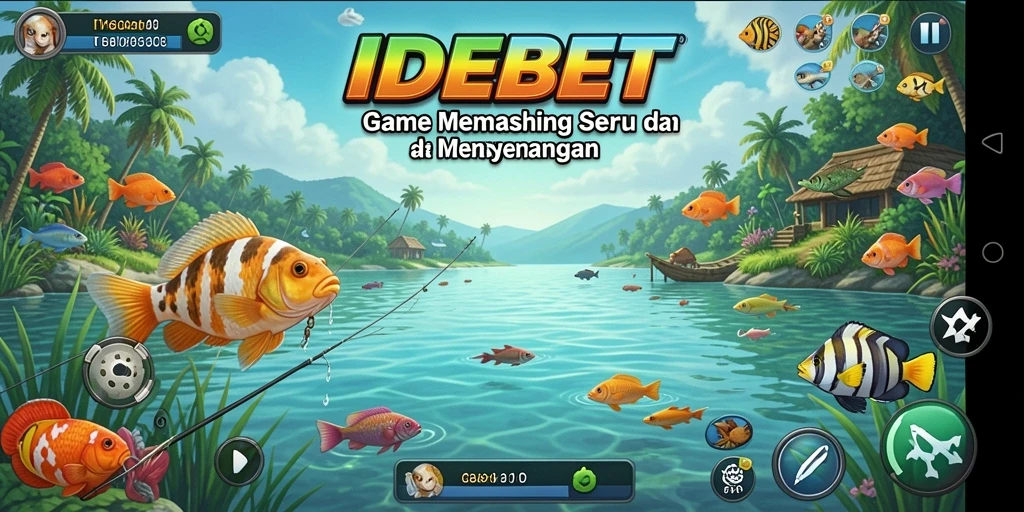 Tangkapan ikan yang menakjubkan dalam gameplay IDEBET.