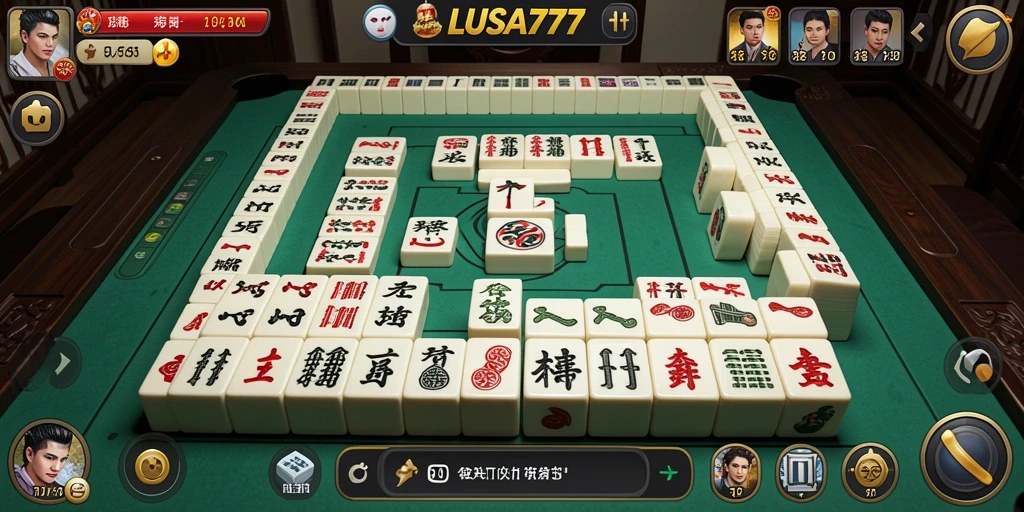 Screenshot LUSA777 menampilkan gameplay Mahjong yang menarik.