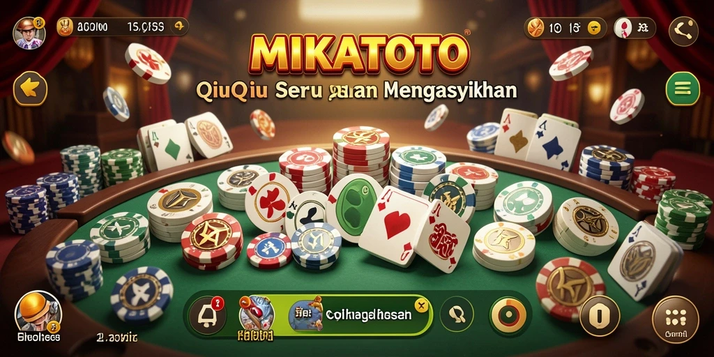Screenshot MIKATOTO menampilkan gameplay QiuQiu yang mendebarkan.