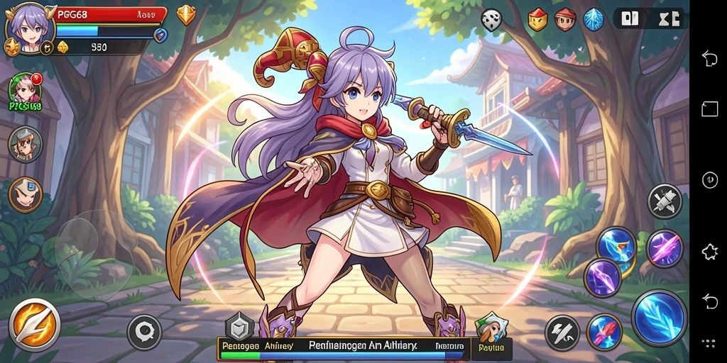 Tampilan luar biasa dari gameplay Anime PGG68.