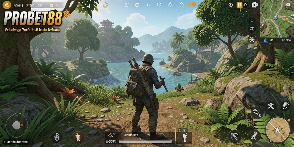 Tampilan gameplay epik dari dunia terbuka PROBET88.