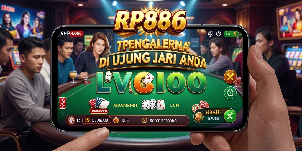 Screenshot utama RP886 menampilkan gameplay menyenangkan dengan dealer Live Casino.