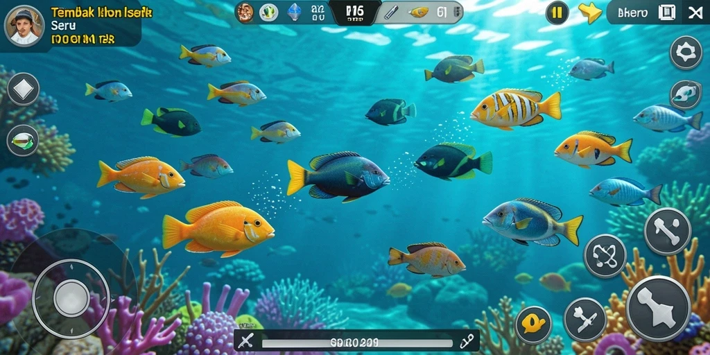 Gameplay Tembak Ikan yang seru dan menarik di T6.